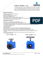 VÁLVULA PINCH DN 25 - 300 (DN 1" - 12") : Descripción Del Producto