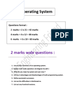 Operating System 150 Marks