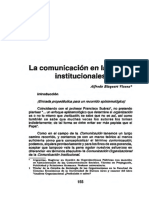 Las Comunicaciones en Las Crisis Institucionales