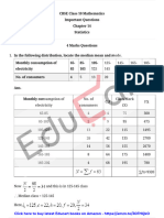 4 Marks (Statistics)