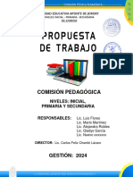 Proyecto Comisión Pedagógica 2024