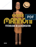 Psychologie de La Colonisation - Octave Mannoni