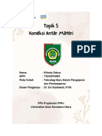 Topik 5 Koneksi Antar Materi TBDPDP