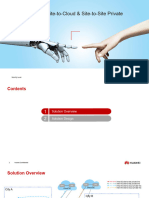 Metro SRv6 BE Site-to-Cloud - Site-to-Site Private Line Solution