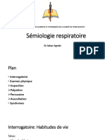 Semiologie Respiratoire