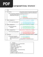 Five-Paragraph Essay Color