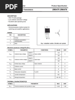 Silicon PNP Power Transistors: Inchange Semiconductor Product Specification