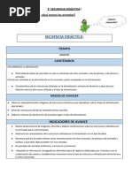 Secuencia Didactica LA DIETA DE LOS ANIMALES