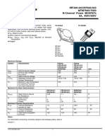 IRF840 Datasheet