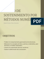 Diseño Del Sostenimiento Por Métodos Numéricos