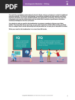 Unit 4. Mediaton Intralinguistic. Writing