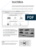 TEORIA de Materia y Cambio de Estado