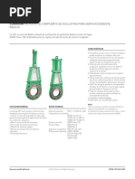 Data Sheets Model ks1 Severe Service Knife Gate Valve Clarkson Es Es 7514974 2