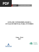 Guía Consejería Básica en SM para Tutores 2017 en Revisión