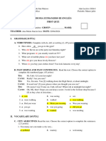 1º QUIZ, Idioma Extranjero III (Inglés) .Ing Software.13-Isink