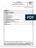 DBS 918024-2017 - Technical Delivery Conditions - Steel Bolts For Use in Permanent Way - EN