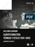 Alberto Ginastera. Técnicas y Estilo