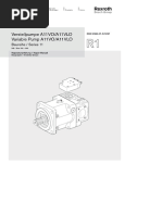 Hydraulic Test and Adjustment Rexroth A11V