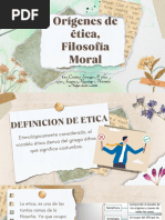 Origenes Ética, Filosofía Moral