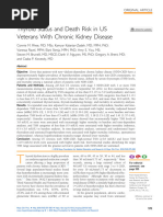 Thyroid Status and Death Risk in US Veterans With