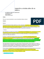 El Certiorari en Perspectiva A Treinta Años de Su Consagración Legislativa