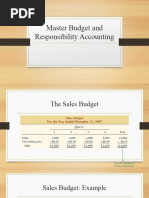 Master Budgeting