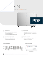 Inverter Sungrow 125Kw SG125CX-P2 - Datasheet