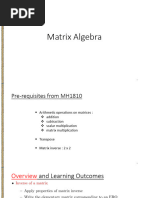 2 - Matrix Algebra