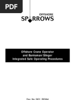 Sparrows Crane Offshore Crane Operator and Banksman Integrated Safe Operating Procedures