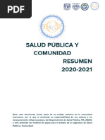 Apoyo Didáctico Salud Pública y Comunidad, 2021