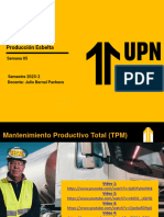 Semana 5 - PRODUCCIÓN ESBELTA - TPM UPN 2022