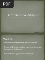 Environmental Analysis