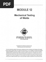 MODULE 12 Mechanical Testing of Welds