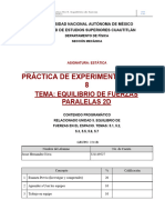 P 08 Equilibrio de Fuerzas Paralelas 2D