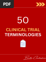 50 Clinical Trial Terminologies