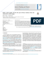 Banks, Credit Supply, and The Life Cycle of Firms Evidence From Late Nineteenth Century Japan 2023 JBF