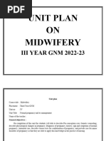 Unit Plan Midwifery 3 GNM