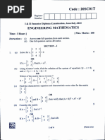 July 2023 Scheme and Model Ans 20SC01T