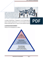 Unit 1 Overview of Management