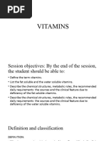 Fat Soluble Vitamins