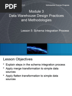 Data Warehouse Design Practices and Methodologies: Lesson 5: Schema Integration Process