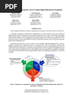 A Study in Reducing The Cost of Vertical Flight With Electric Propulsion 12293