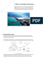 Hydroelectric Power Plants - Principles of Operation - EE Power School