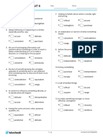 Vocabulary Skillful Unit 6 Quiz