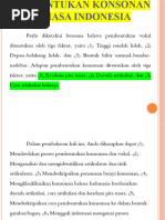 Pembentukan Konsonan Bahasa Indonesia