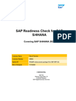 Exhibit13 SAPReadinessCheckforSAPS4HANAConversion