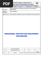 DRC 000 16540 0039 01 Personal Protective Equipment Procedure