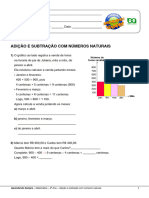 Adicao e Subtracao Com Numeros Naturais