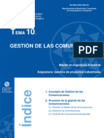 Tema 10. GESTIÓN DE LAS COMUNICACIONES