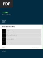 CMDB - Product Architecture